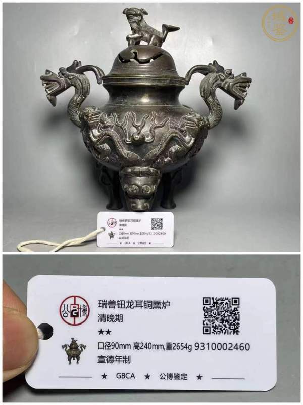 古玩銅器爐真品鑒賞圖