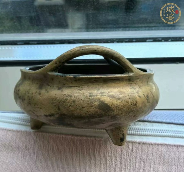 古玩銅器橋耳爐真品鑒賞圖