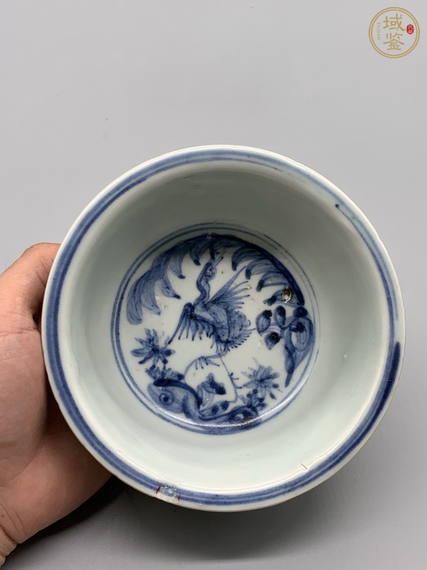 古玩陶瓷青花鳳紋碗真品鑒賞圖