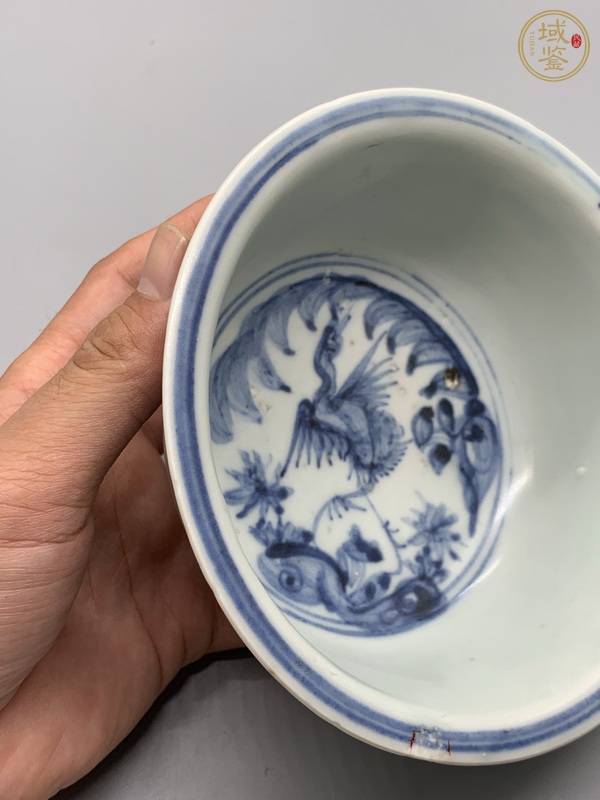 古玩陶瓷青花鳳紋碗真品鑒賞圖