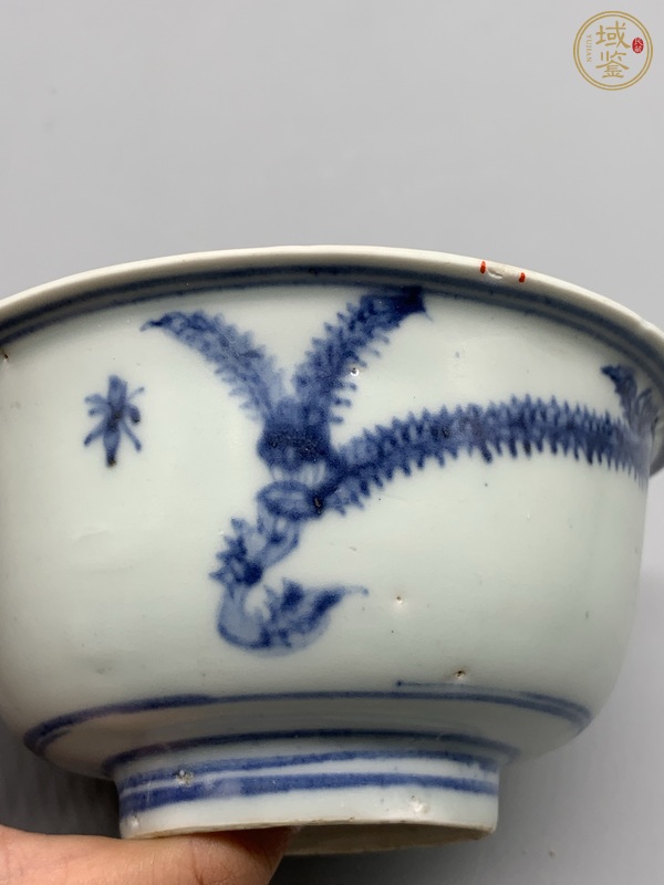 古玩陶瓷青花鳳紋碗真品鑒賞圖