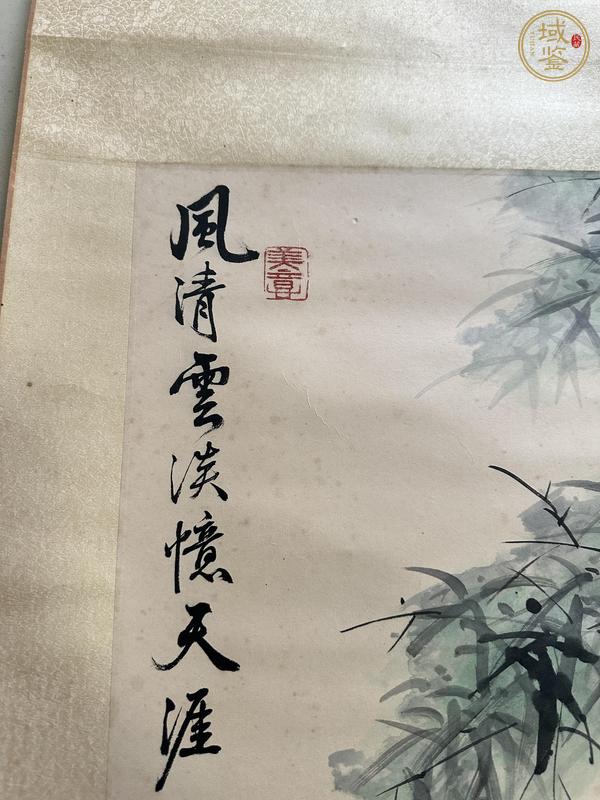 古玩字畫(huà)陳良敏款小寫(xiě)意仕女真品鑒賞圖