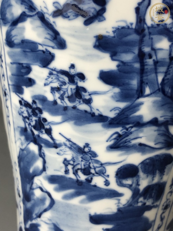 古玩陶瓷青花瓶真品鑒賞圖