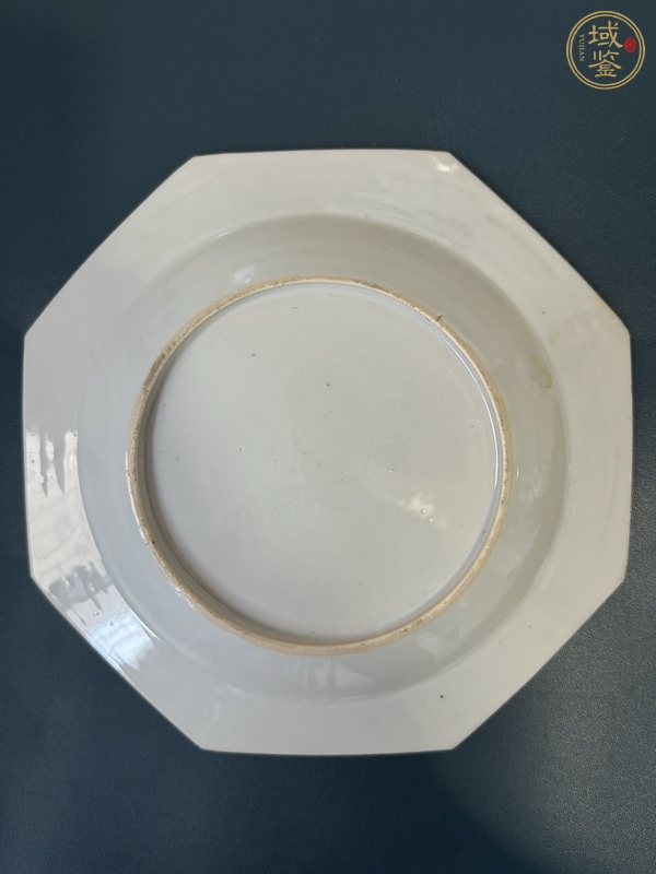 古玩陶瓷花鳥紋粉彩盤真品鑒賞圖