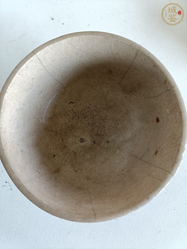 古玩陶瓷龍泉窯系青釉高足碗真品鑒賞圖