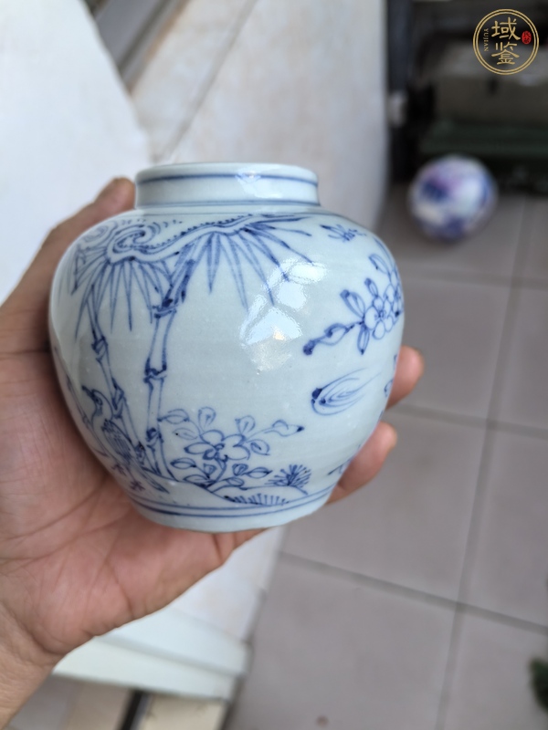 古玩陶瓷青花罐真品鑒賞圖