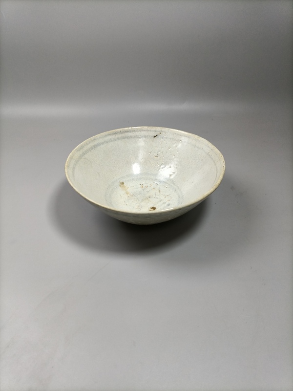 古玩陶瓷明晚青花斗笠碗拍賣,當(dāng)前價(jià)格128元