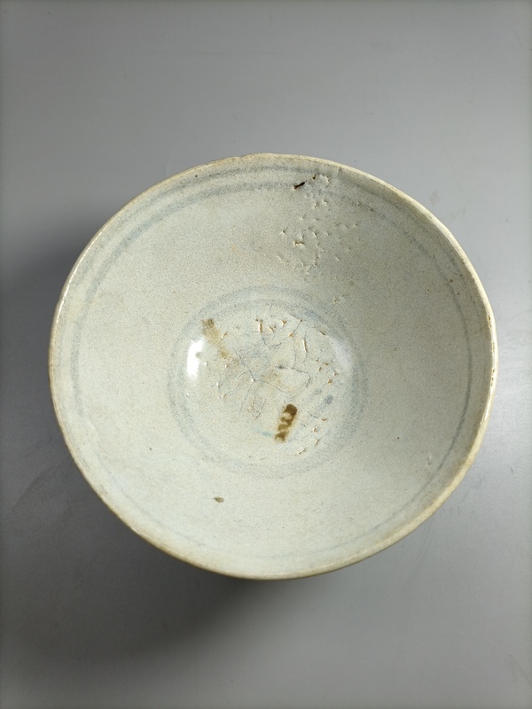 古玩陶瓷明晚青花斗笠碗拍賣,當(dāng)前價(jià)格128元