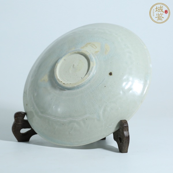 古玩陶瓷青白釉蓮花盤真品鑒賞圖