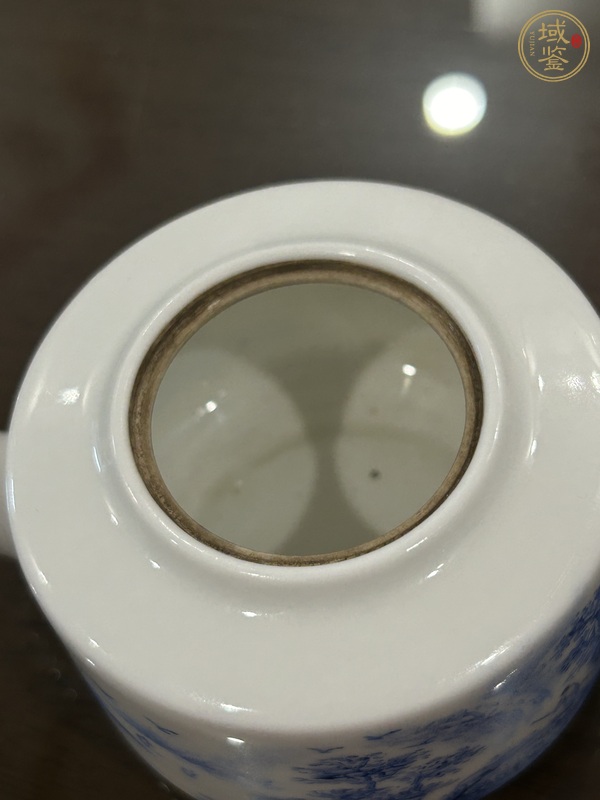 古玩陶瓷山水紋茶器真品鑒賞圖