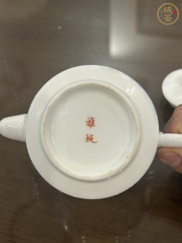 古玩陶瓷山水紋茶器真品鑒賞圖