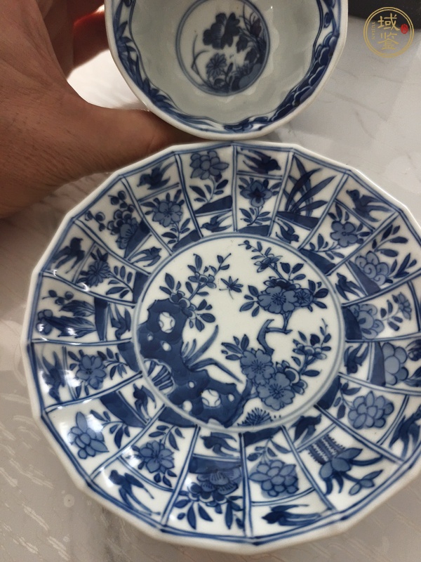 古玩陶瓷青花杯盤真品鑒賞圖