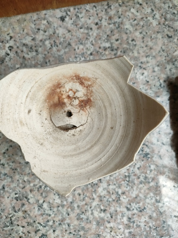古玩陶瓷定窯系窯變釉尊或瓶標(biāo)本(茶葉末釉)拍賣,當(dāng)前價(jià)格1800元