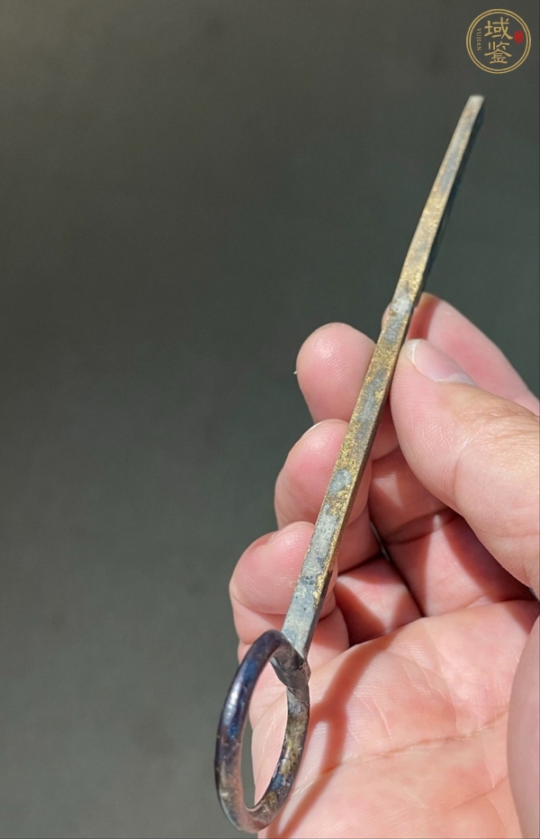 古玩銅器河南水坑青銅銷刀真品鑒賞圖