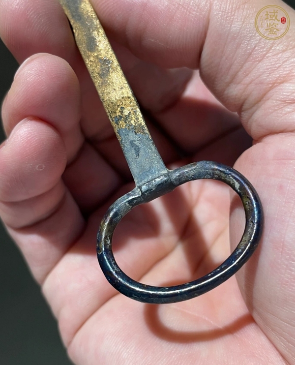 古玩銅器河南水坑青銅銷刀真品鑒賞圖