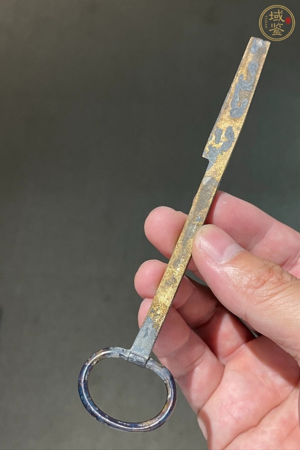 古玩銅器河南水坑青銅銷刀真品鑒賞圖