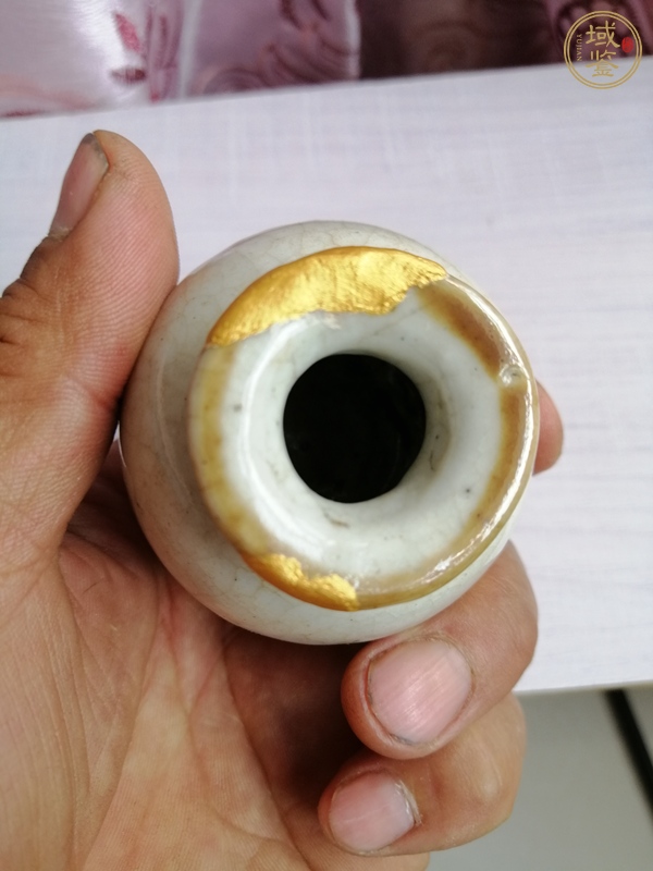 古玩陶瓷哥釉小蘋(píng)果尊真品鑒賞圖
