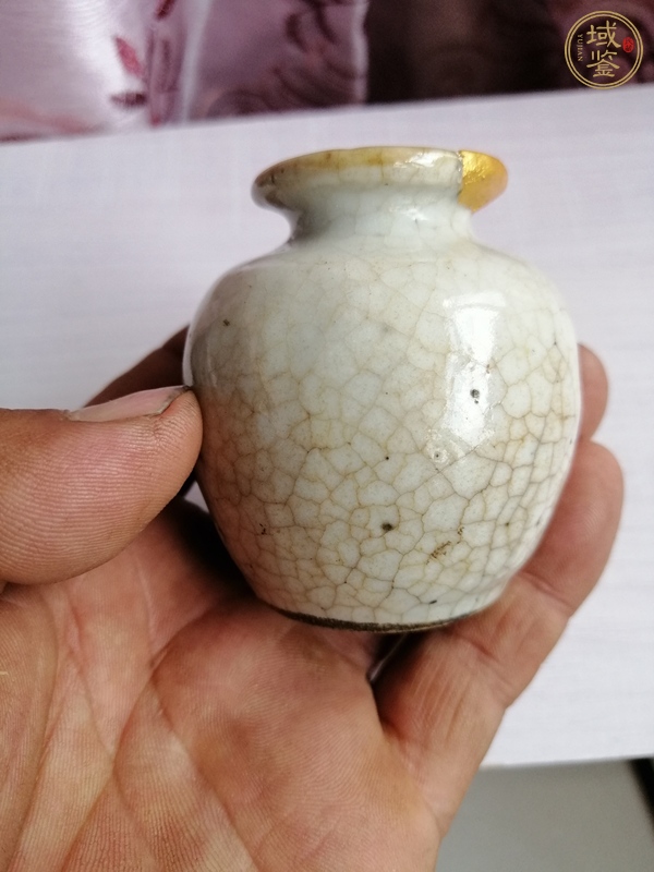古玩陶瓷哥釉小蘋(píng)果尊真品鑒賞圖
