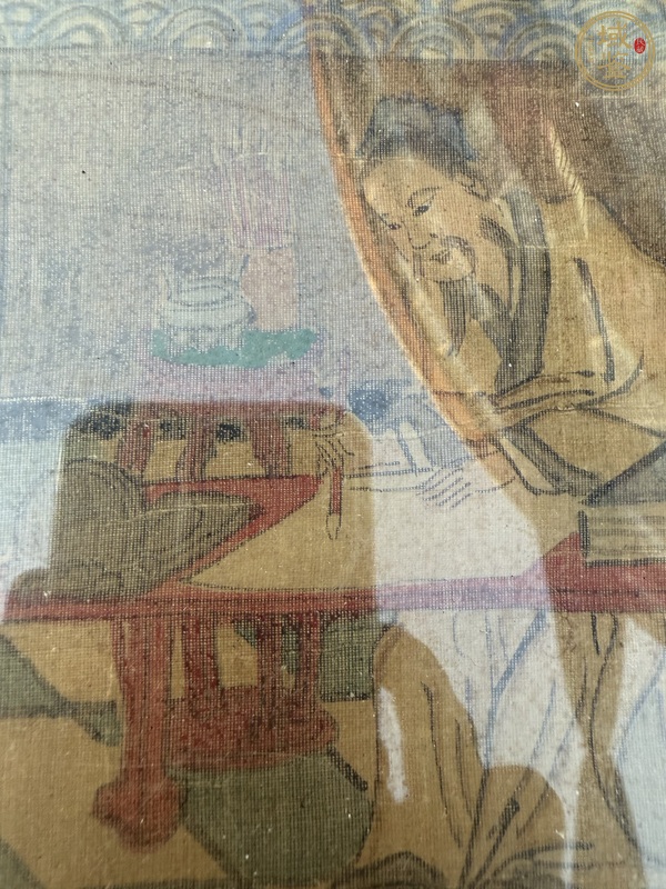 古玩字畫佚名人物真品鑒賞圖