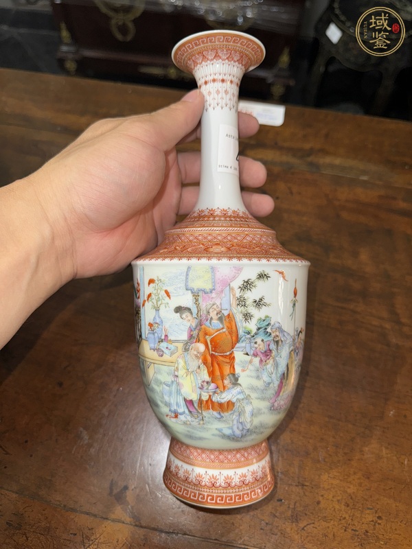 古玩陶瓷粉彩瓶真品鑒賞圖