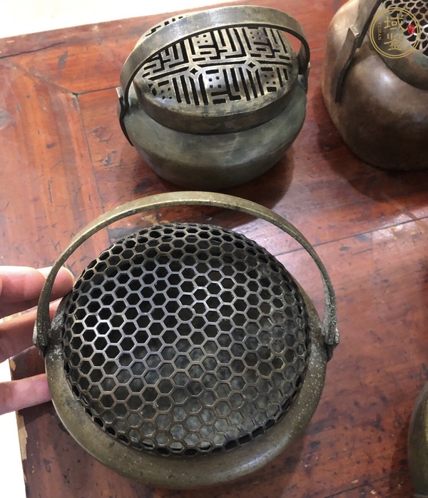 古玩銅器銅暖爐真品鑒賞圖