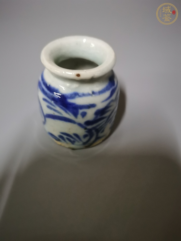 古玩陶瓷青花水盂真品鑒賞圖