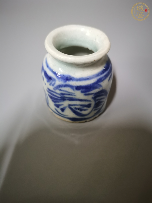 古玩陶瓷青花水盂真品鑒賞圖