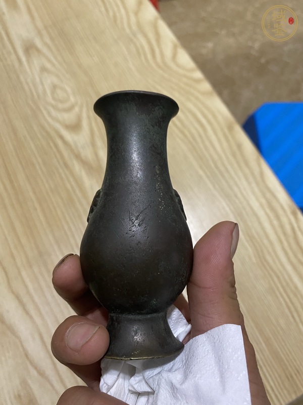 古玩銅器銅瓶真品鑒賞圖