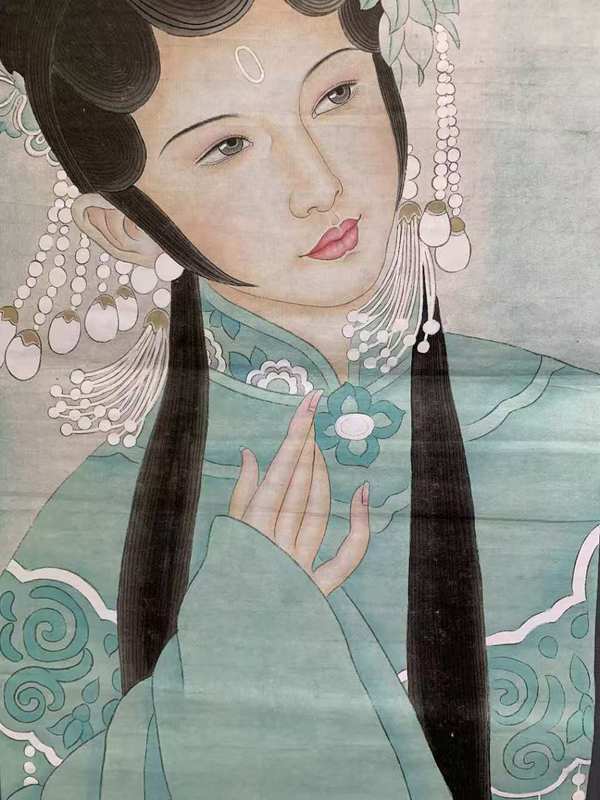 古玩字畫(huà)中美協(xié)會(huì)員名家曹珊珊 戲裝侍女四屏拍賣(mài),當(dāng)前價(jià)格5888元