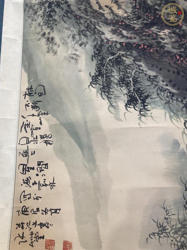 古玩字畫山水真品鑒賞圖