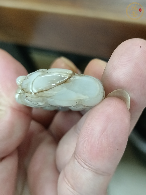 古玩玉器做舊仿古“觀音”擺件真品鑒賞圖