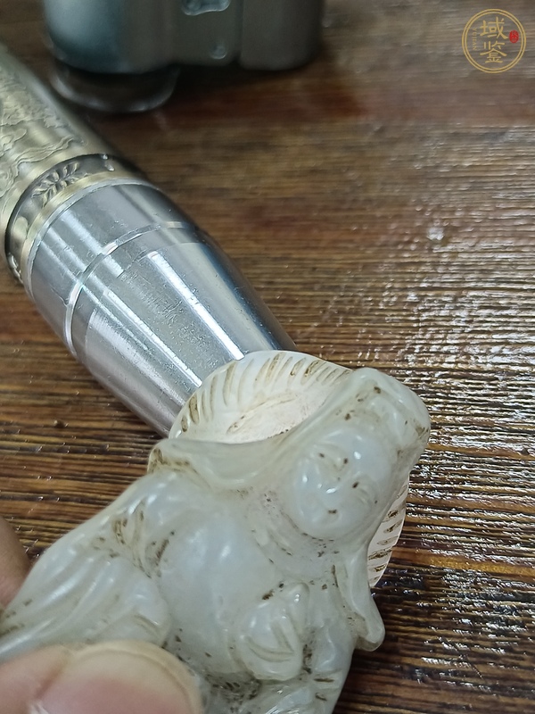 古玩玉器做舊仿古“觀音”擺件真品鑒賞圖