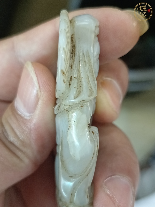 古玩玉器做舊仿古“觀音”擺件真品鑒賞圖