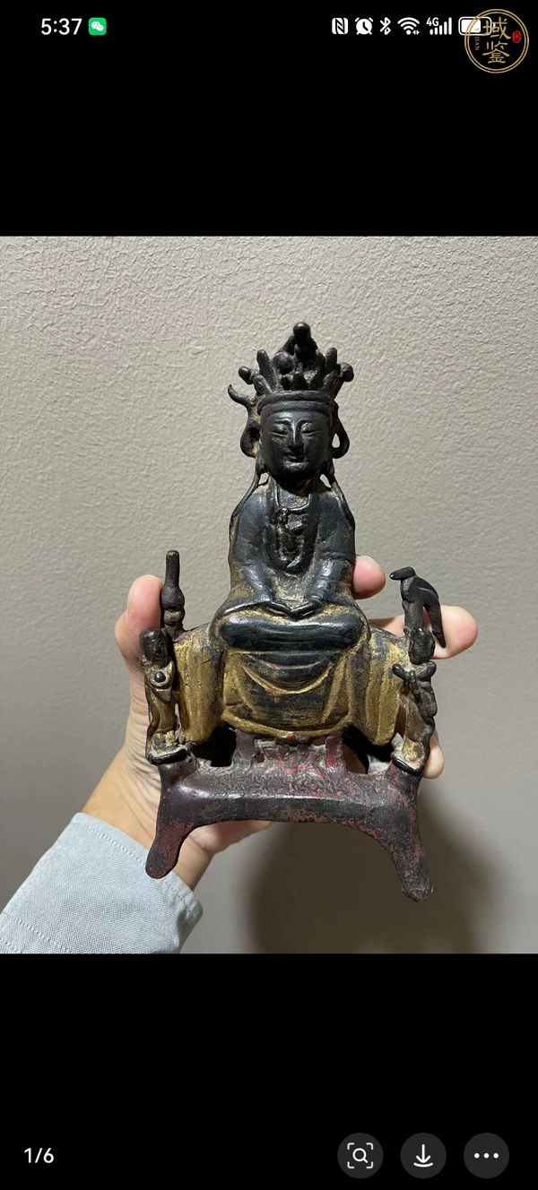 古玩銅器造像真品鑒賞圖