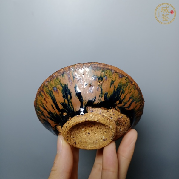 古玩陶瓷窯變盞真品鑒賞圖