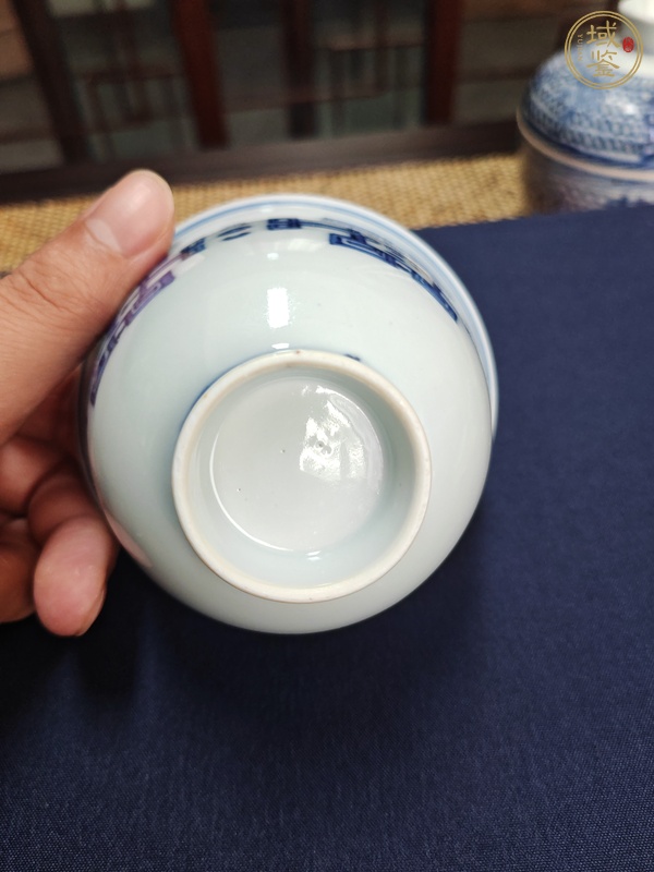 古玩陶瓷青花杯真品鑒賞圖