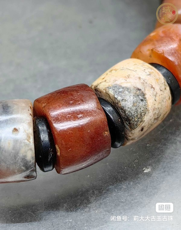 古玩玉器瑪瑙珠子真品鑒賞圖