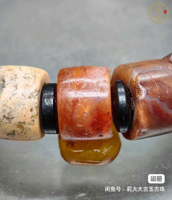 古玩玉器瑪瑙珠子真品鑒賞圖