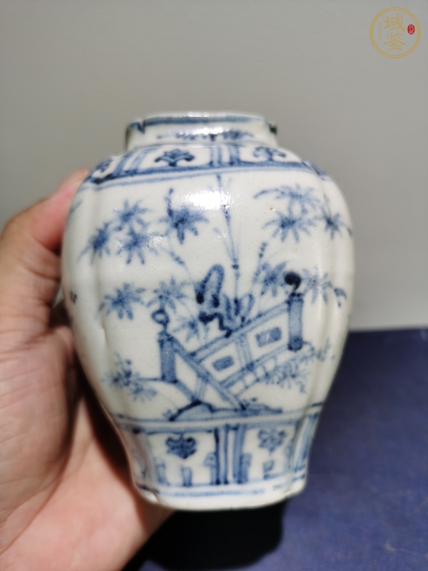 古玩陶瓷青花罐真品鑒賞圖