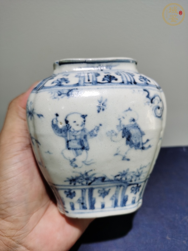 古玩陶瓷青花罐真品鑒賞圖