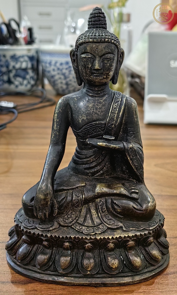古玩銅器釋迦牟尼佛真品鑒賞圖