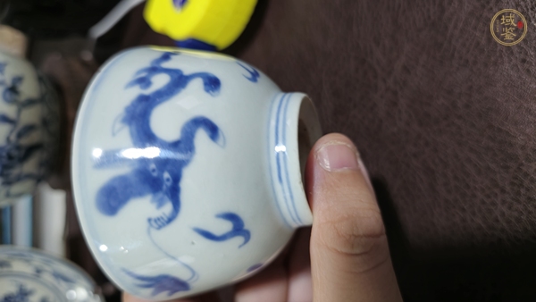 古玩陶瓷青花龍紋茶園真品鑒賞圖