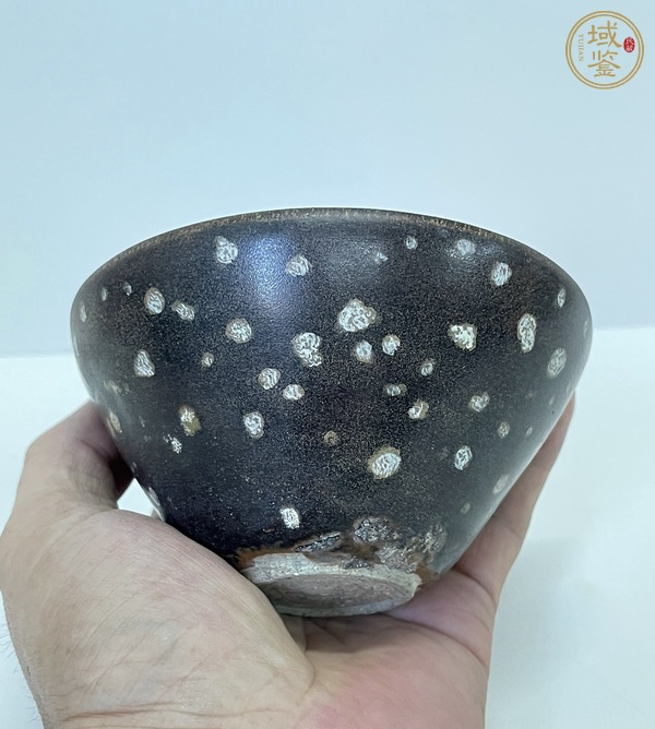 古玩陶瓷剪紙貼花盞 真品鑒賞圖