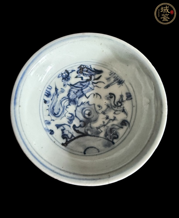 古玩陶瓷青花飛鳴食宿碗真品鑒賞圖