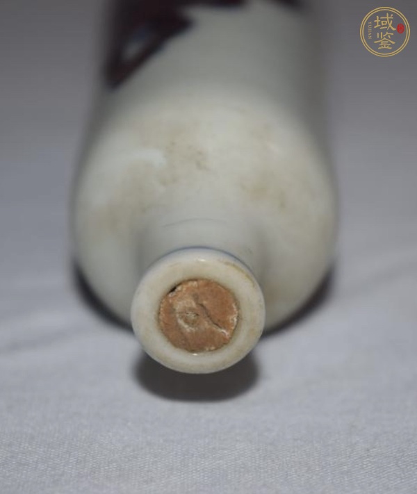 古玩陶瓷青花釉里紅鼻煙壺真品鑒賞圖