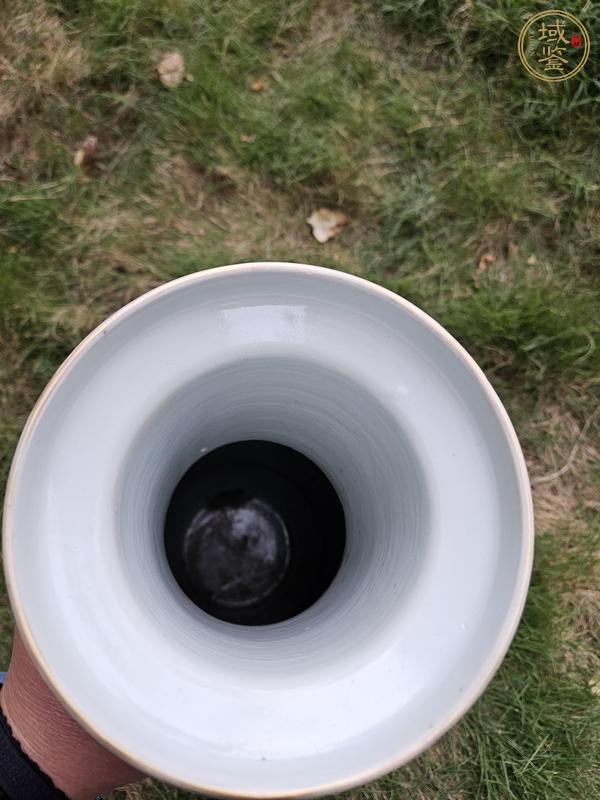 古玩陶瓷五彩龍紋棒槌瓶真品鑒賞圖