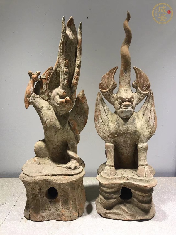 古玩陶瓷抓天獸和它的小伙伴真品鑒賞圖