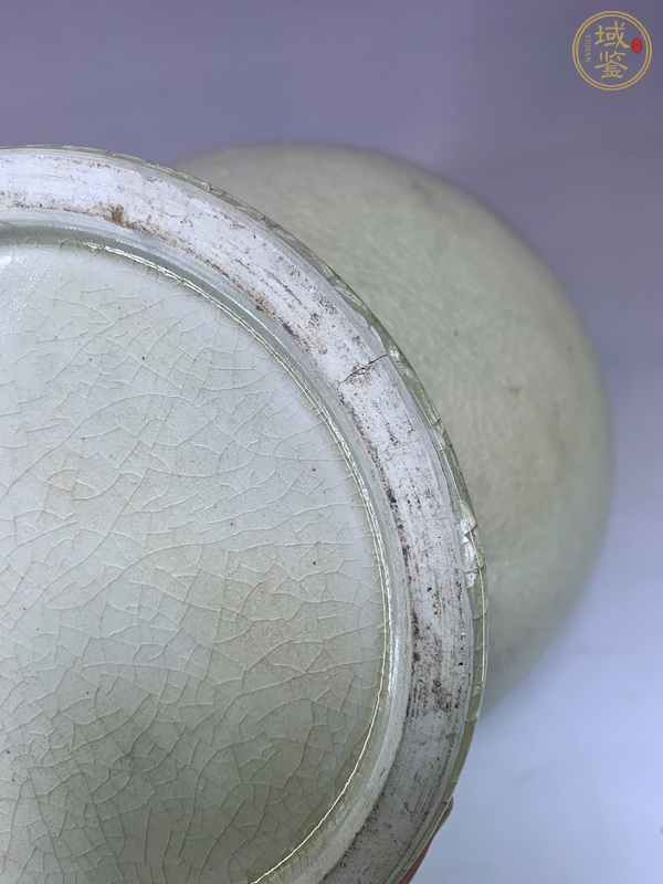 古玩陶瓷哥釉瓶真品鑒賞圖