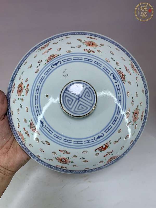 古玩陶瓷玲瓏瓷一品鍋真品鑒賞圖