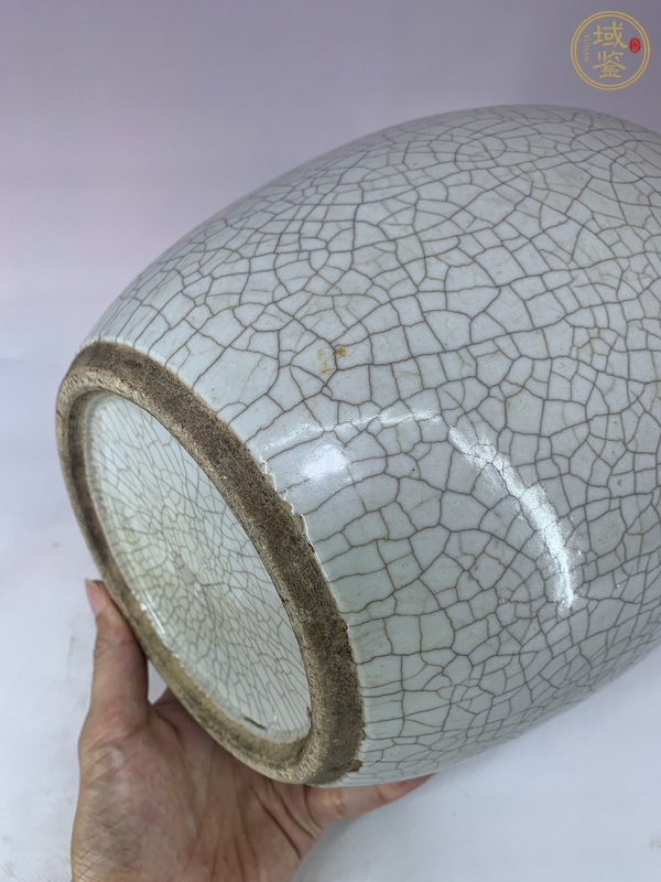 古玩陶瓷哥釉蓋罐真品鑒賞圖